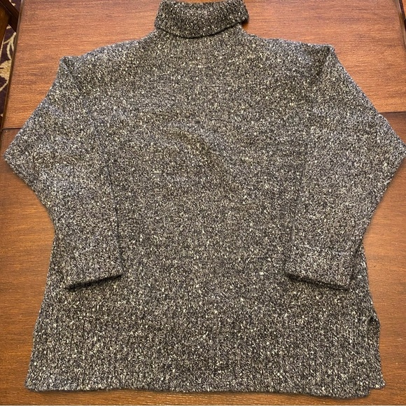 15. Vintage Express Tricot Chunky Wool Turtleneck Tunic 90s Sweater Size Large - Picture 6 of 15